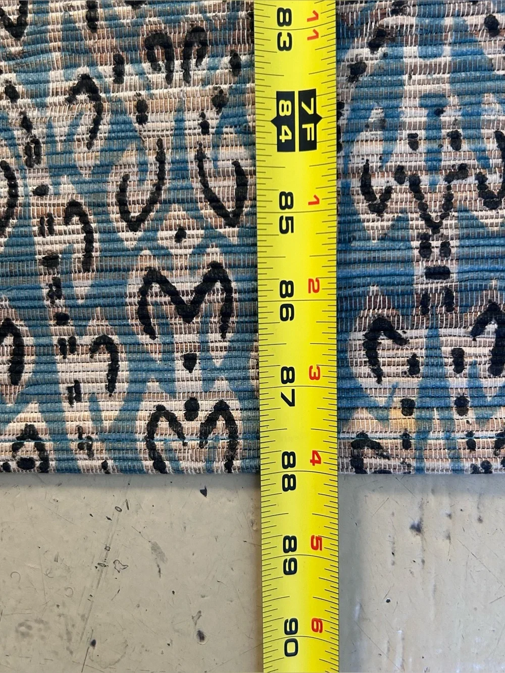 Artisan Ikat-Inspired Woven Natural Grasscloth Wall Art/Runner #0701269